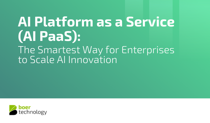 AI Platform as a Service (AI PaaS): The Smartest Way for Enterprises to Scale AI Innovation